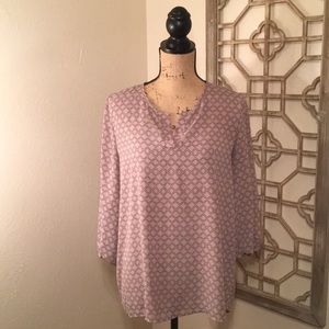 Classic Print Blouse